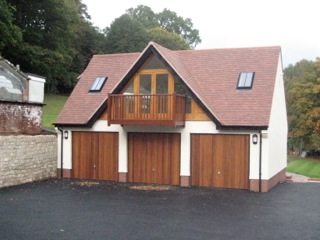 Garage and Accommodation with new Roofing Home Services