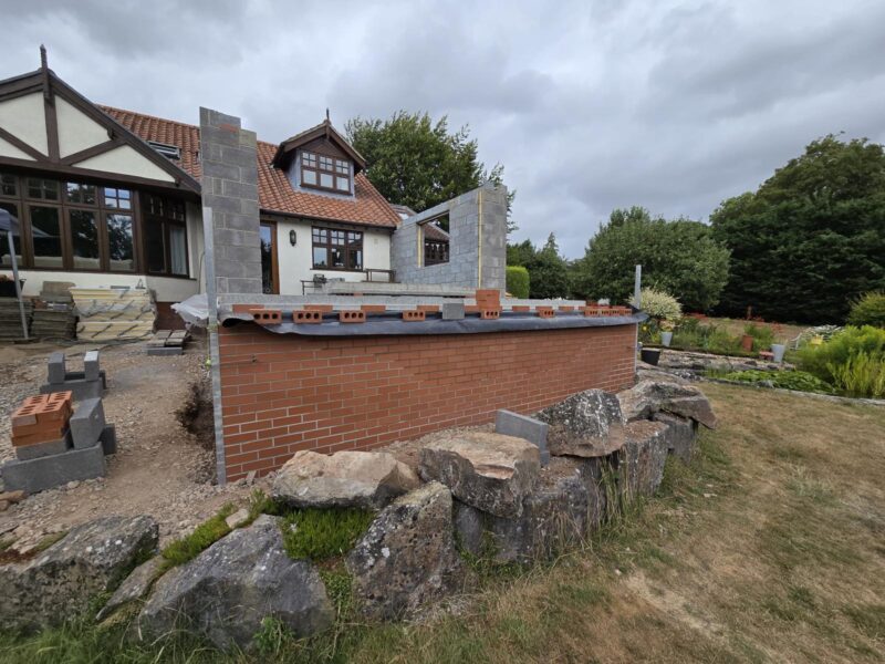extension brickwork and blockwork
