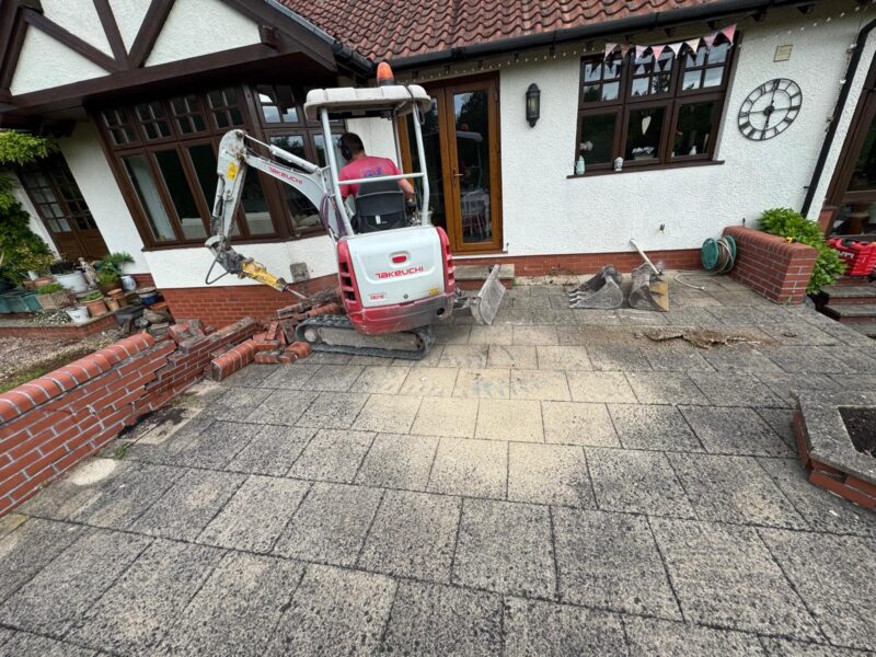 removal of old brickwork