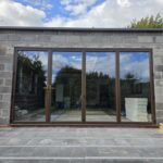 new home extension souble glazing patio doors