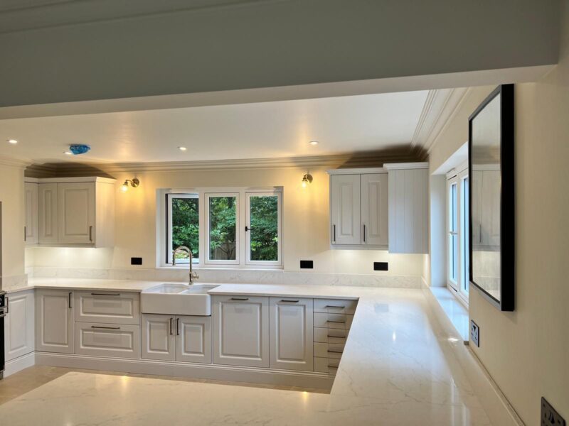 kitchen renovation worktops and installation