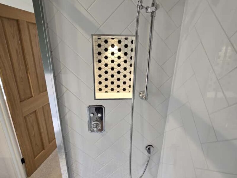 bathroom plumbing shower installed wet-room bathroom plumbing shower installed wet-room