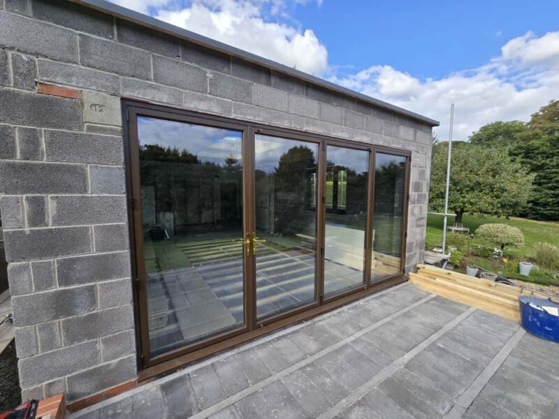 new home extension double glazing windows and doors