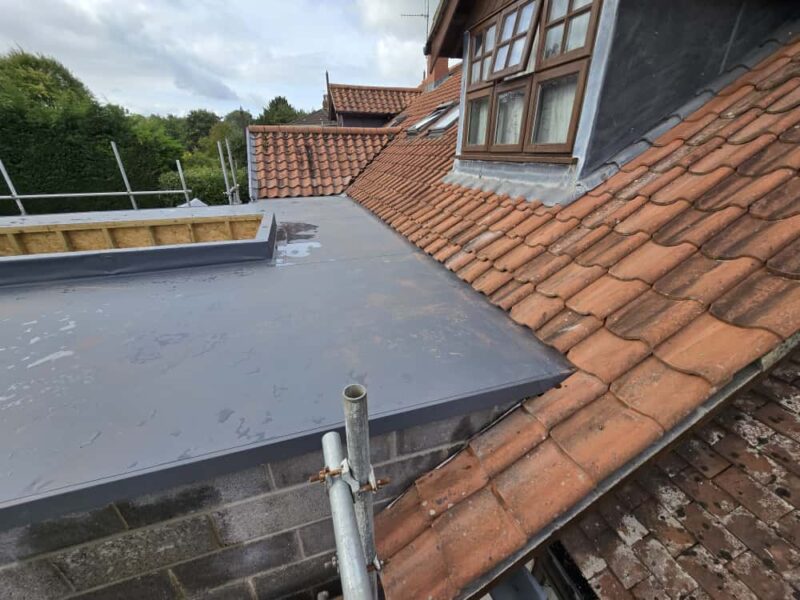new home extension flat roofing watertight