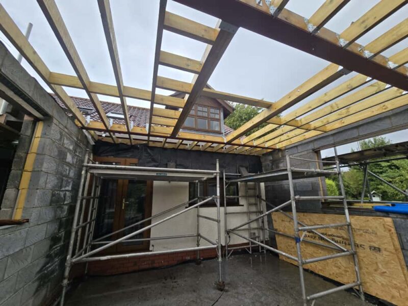 new home extension progress