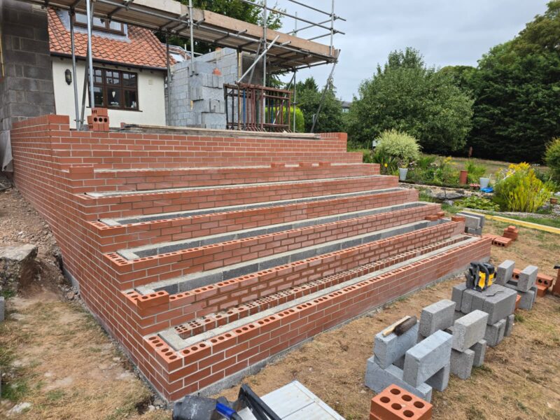 garden steps created