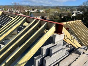 timber rafters cut on-site north somerset