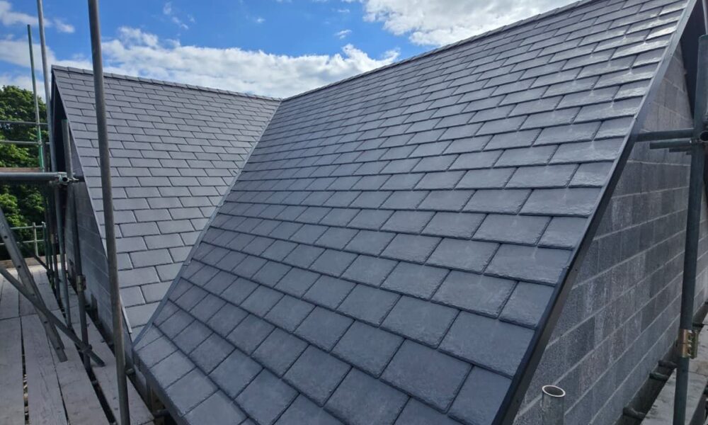 britmet liteslate roofing installation lees-builders ltd