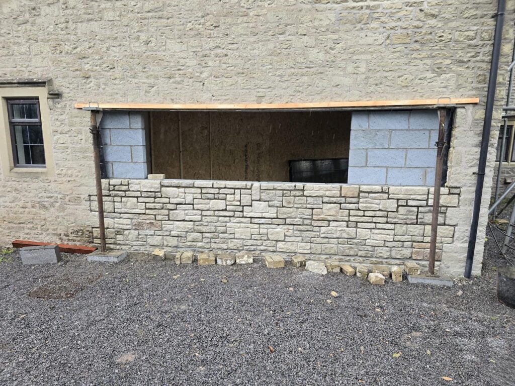 mullion stone structure project