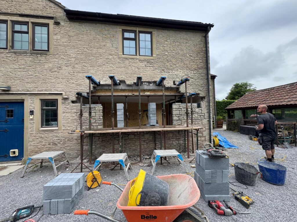 mullion stone structure project
