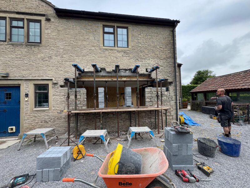mullion stone structure project