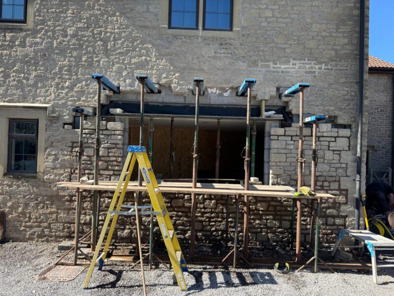mullion stone structure project