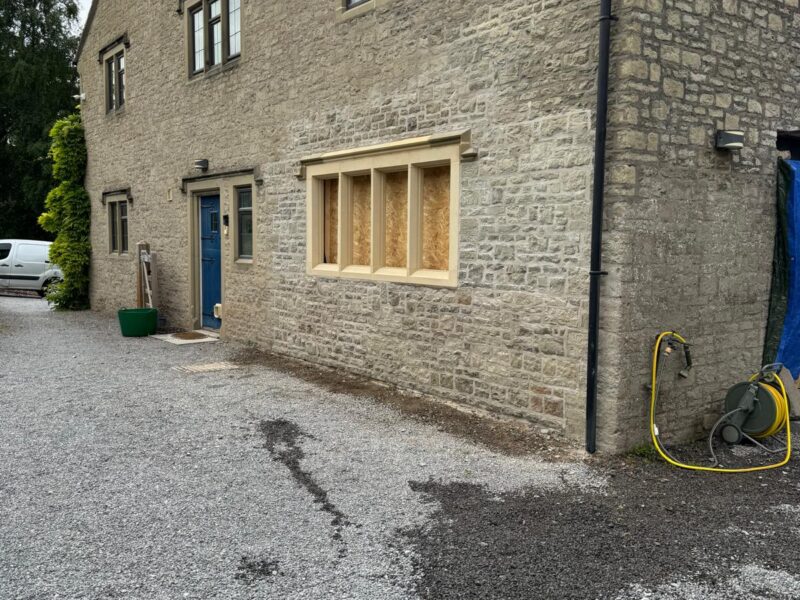 mullion stone structure project