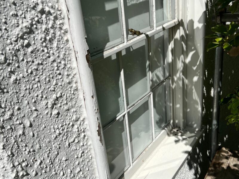 existing sash window in need of renovation
